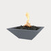 Maya Fire Bowl Gray against gray background