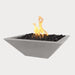 Maya Fire Bowl Natural Gray against gray background