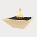 Maya Fire Bowl Vanilla against gray background