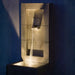 Moderne Fountain in action upclose