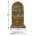 Monterosso Wall Fountain with product details.