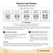 Montroy Cube Fiberglass Planter spec sheet