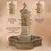 Octavia Pond Fountain with 70 Monaco Pond with spout images.