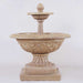 Orvieto Two Tier Fountain against gray background.