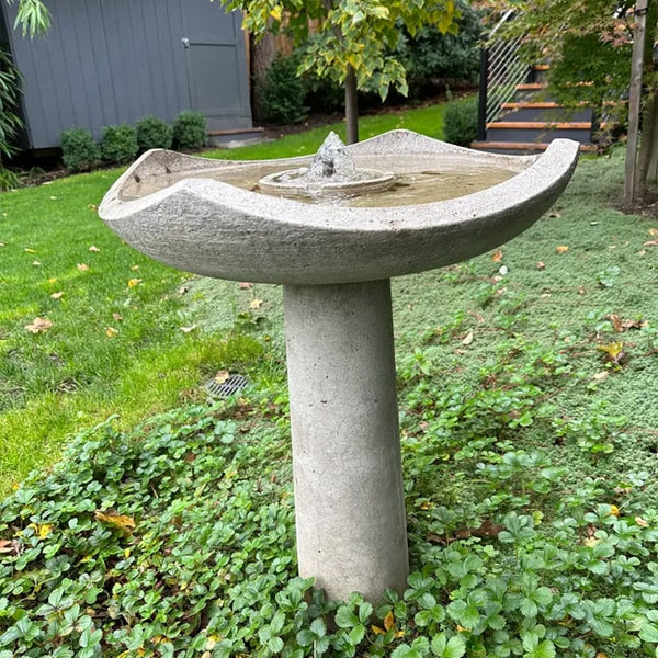 Oslo Fountain running in the backyard