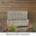 Penta Wall Fountain in greystone color in action.