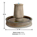 Planum Urna Fountain with product details.