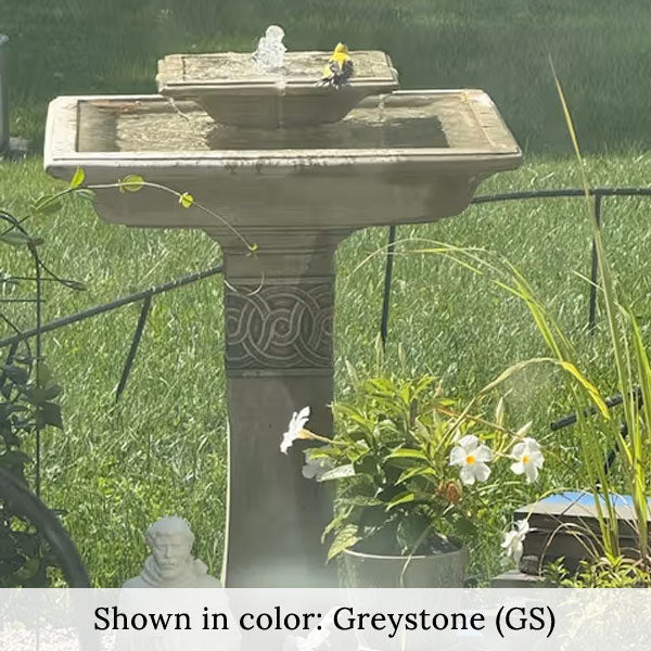 Portwenn Fountain in action in the backyard upclose.