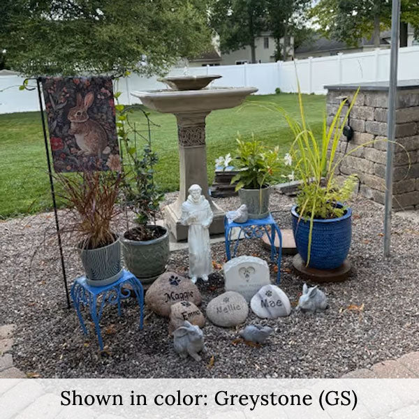 Portwenn Fountain in the backyard.