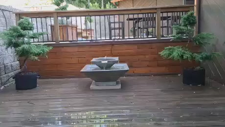 Facet fountain video