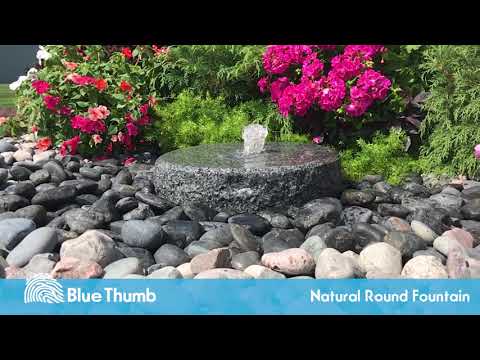 Natural Round Fountain Video