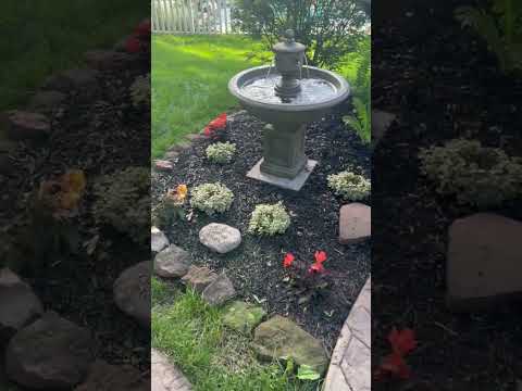 Rochefort Fountain running in the backyard video