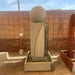 Ribbed Monolith Fountain with Ball