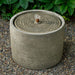 Salinas Cosmos Fountain, Low on gravel in action.
