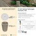 Salinas Hydrangea Fountain, Tall Info Sheet.