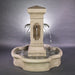 San Pietro Pond Fountain against gray background.