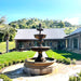 San Remo Fountain in action in the backyard.
