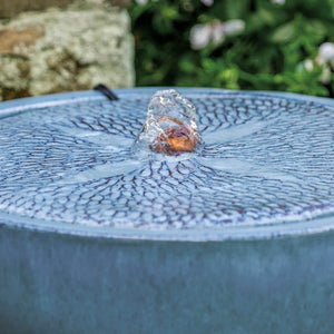 Sand Dollar Fountain in french blue upclose