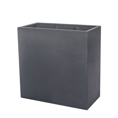 Sandal Planter 361836 S/1 - Charcoal Premium Lite - against white background.