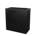 Sandal Planter 361836 S/1 - Onyx Black Lite - against white background.