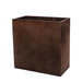Sandal Planter 361836 S/1 - Rust Lite - against white background.