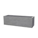 Sandal Planter 591818 S/1 in stone grey lite against white background.