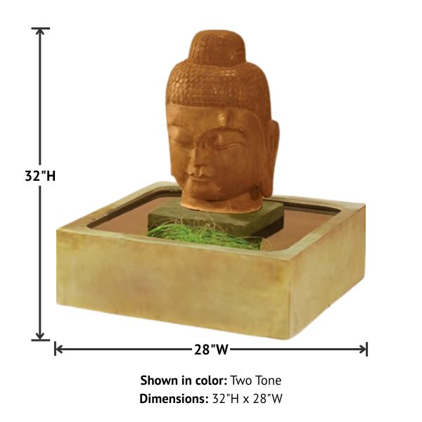 Serene Buddha Fountain with product details.