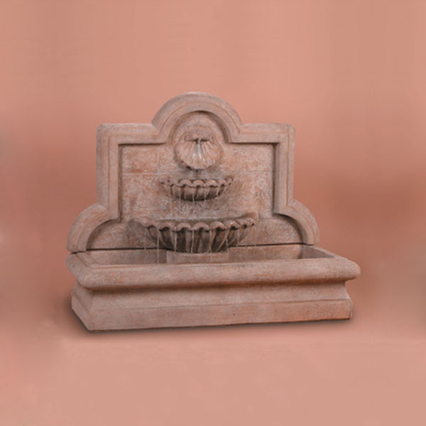 Shell Wall Fountain, Large Fiore Stone