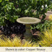 Siena Birdbath in the backyard