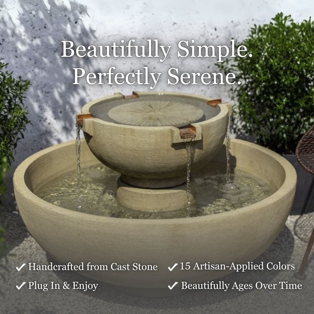 Small Del Rey Fountain Beautifully simple perfectly serene
