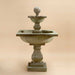 Solara Fountain against brown background.