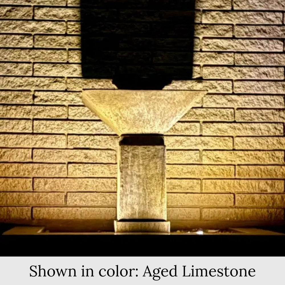Square Fountain in action in night view