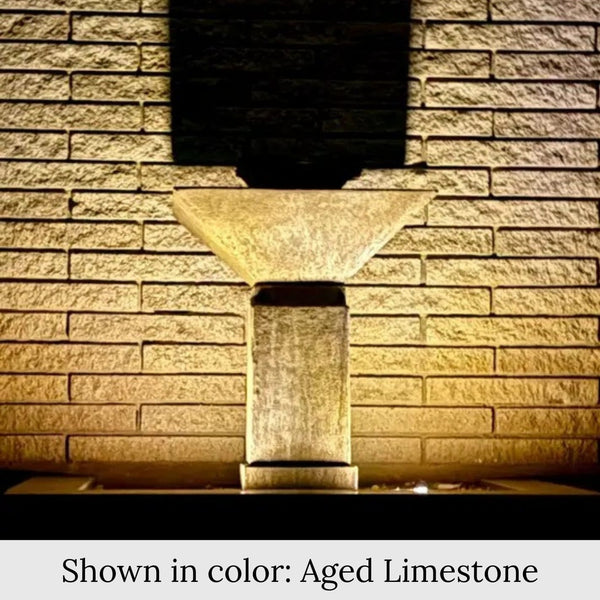 Square Fountain in action in night view