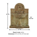 Terme del Foro Wall Fountain for Spout against white background with product details.