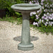 The Essential Birdbath on gravel in the backyard