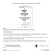 CAD drawing of the Three Tier Longvue Fountain with dimensions, weight, and manufacturer notes.