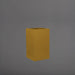 Torino Corner Fiberglass Planter in gloss metallic gold against gray background.
