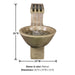 Trellis Fountain with product details.