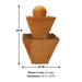 Two Tier Fountain with Ball product details.