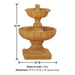 Urbino Two Tier Fountain with product details.