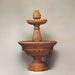 Verona Fountain against brown background.