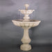 Vicentina Fountain against gray background.