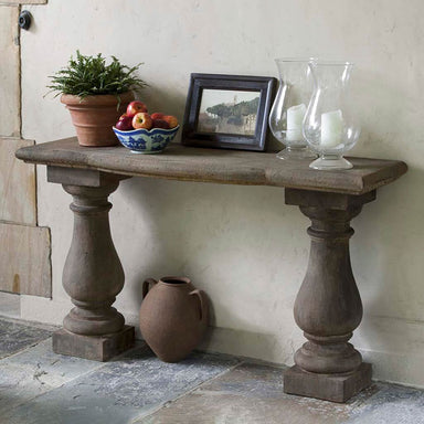 Vicenza Console table on concrete against cream wall