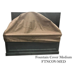 Medium fountain cover on MC3 fountain in copper