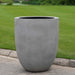 Bradford Planter, Extra Large - Stone Grey Lite - S/1 on concrete in the backyard