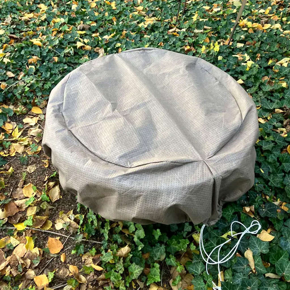Campania Small Fountain cover on girona fountain in the yard.