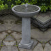 cirrus birdbath fountain in action