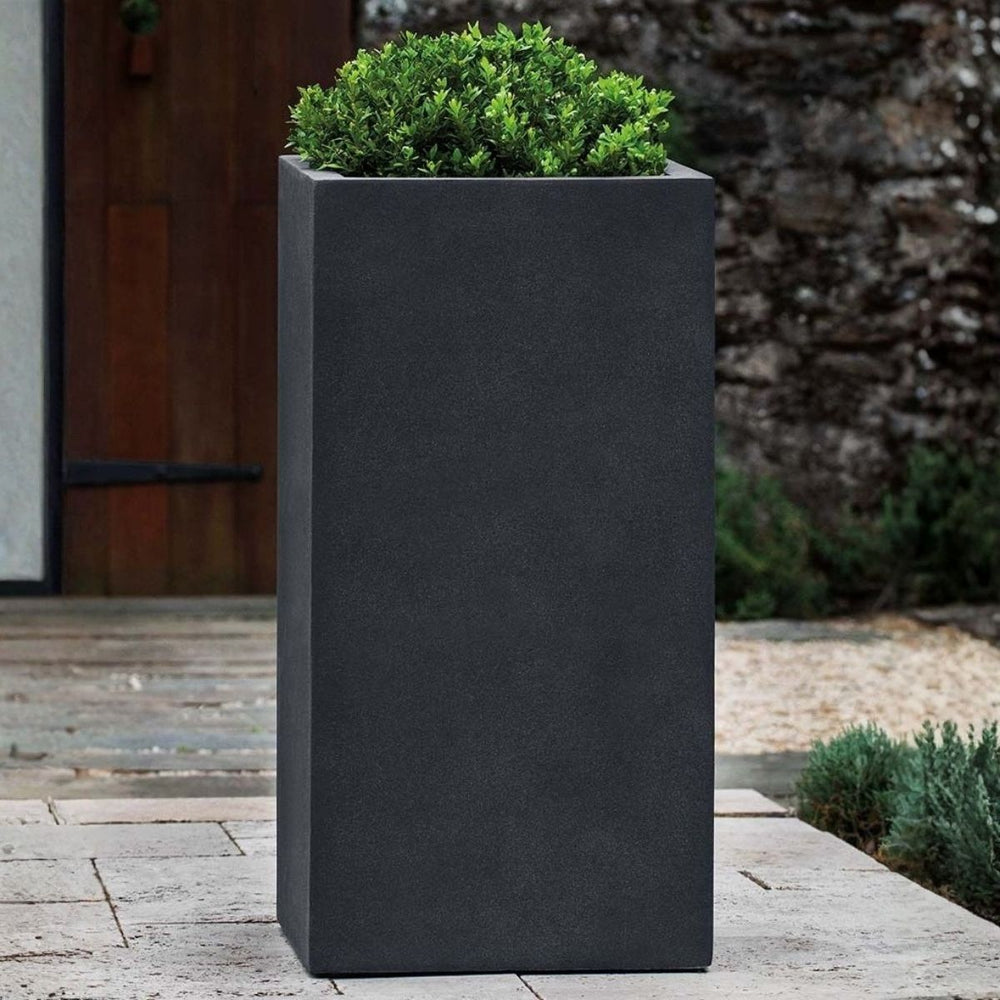 Farnley Planter 1836 - Lead Lite S/1 on concrete filled with plants