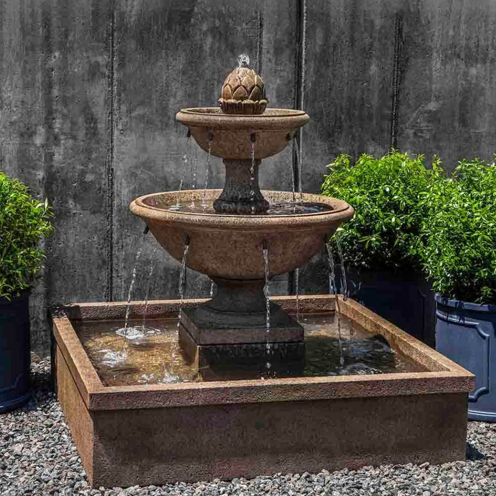 la mirande fountain in action
