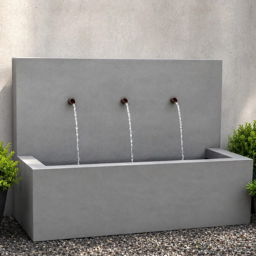 long beach fountain in action